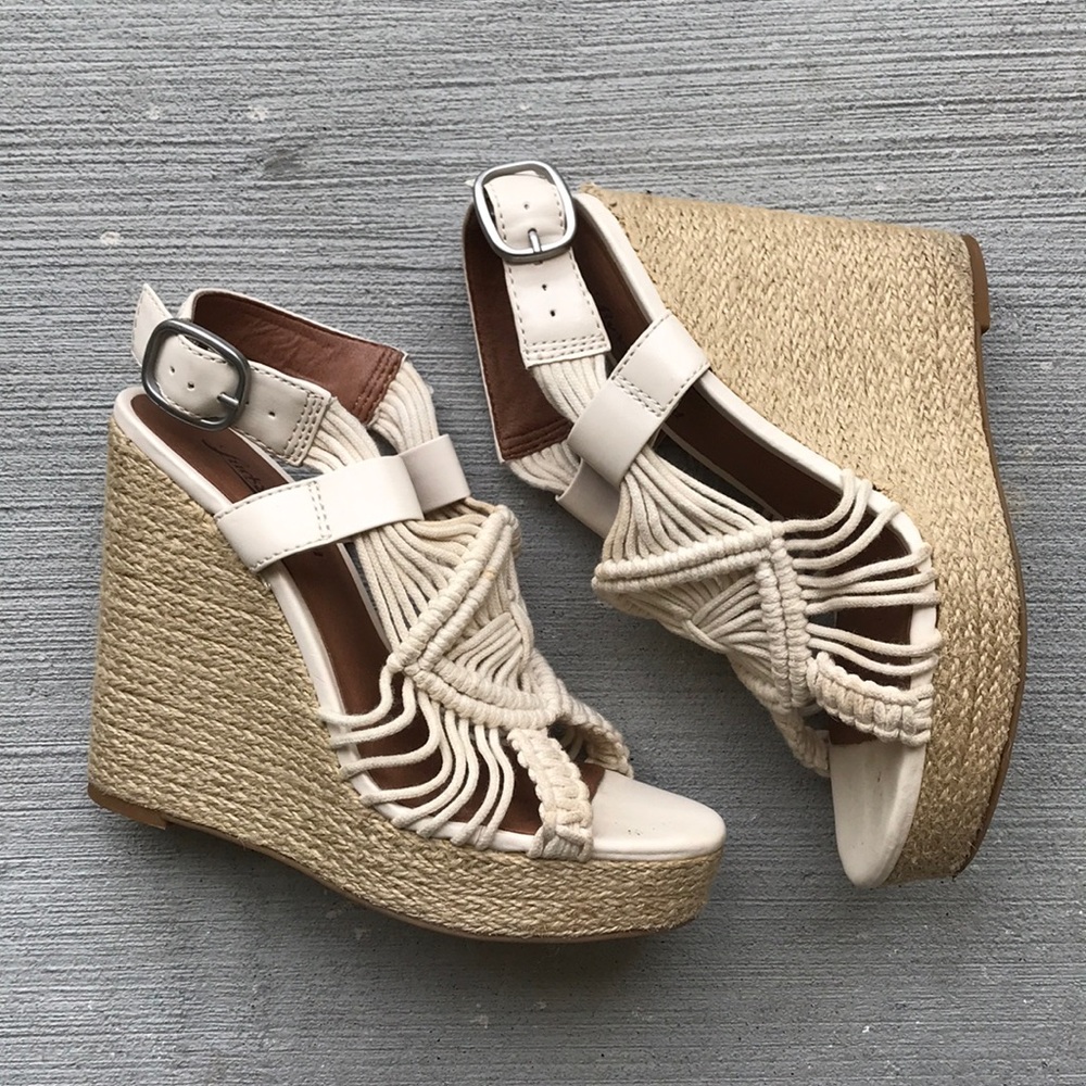 Lucky Brand Woven Wedges